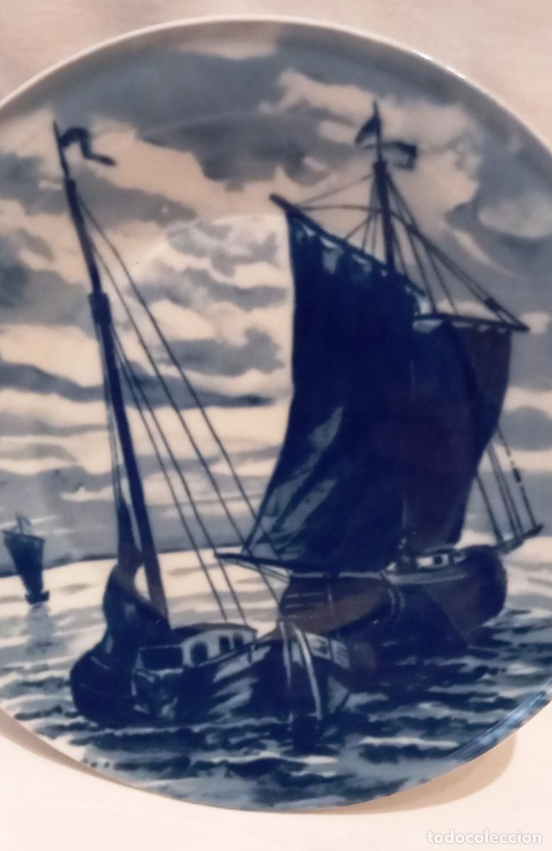 Antig&uuml;edades: Plato Wallendorf 1764 de Echt Kobalt. - Foto 2