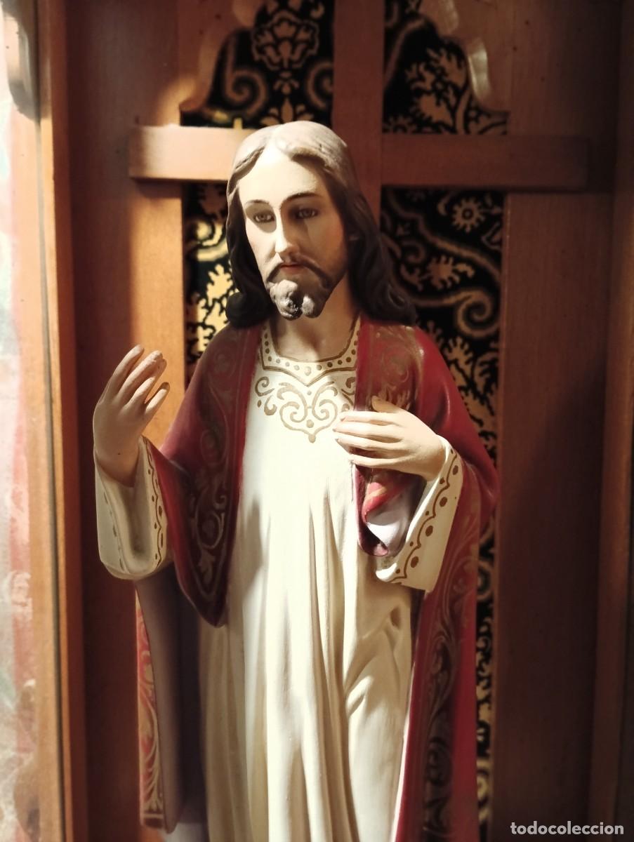 Antig&uuml;edades: CAPILLA-JESUS-FIGURA OLOT. - Foto 2