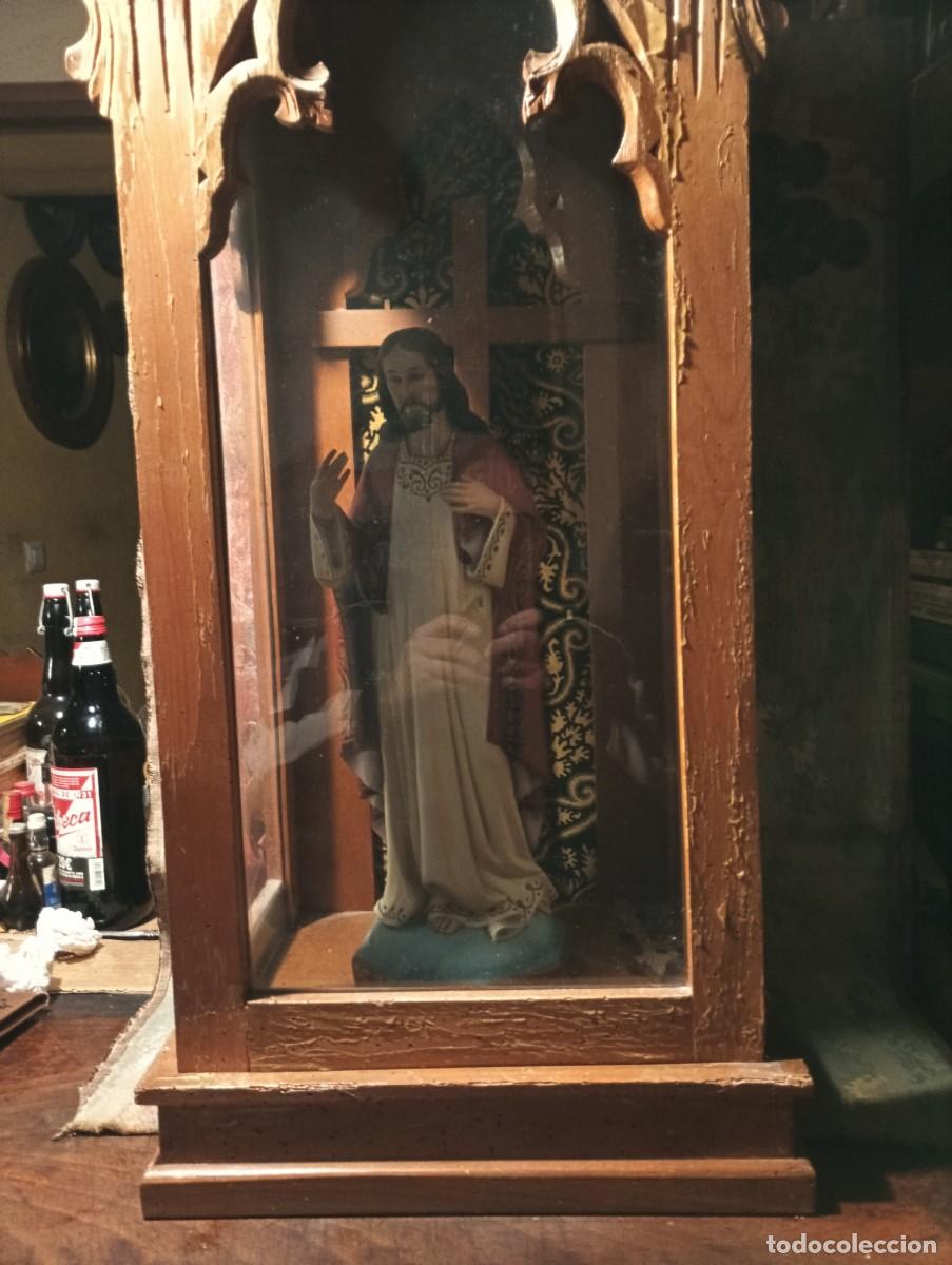 Antig&uuml;edades: CAPILLA-JESUS-FIGURA OLOT. - Foto 8