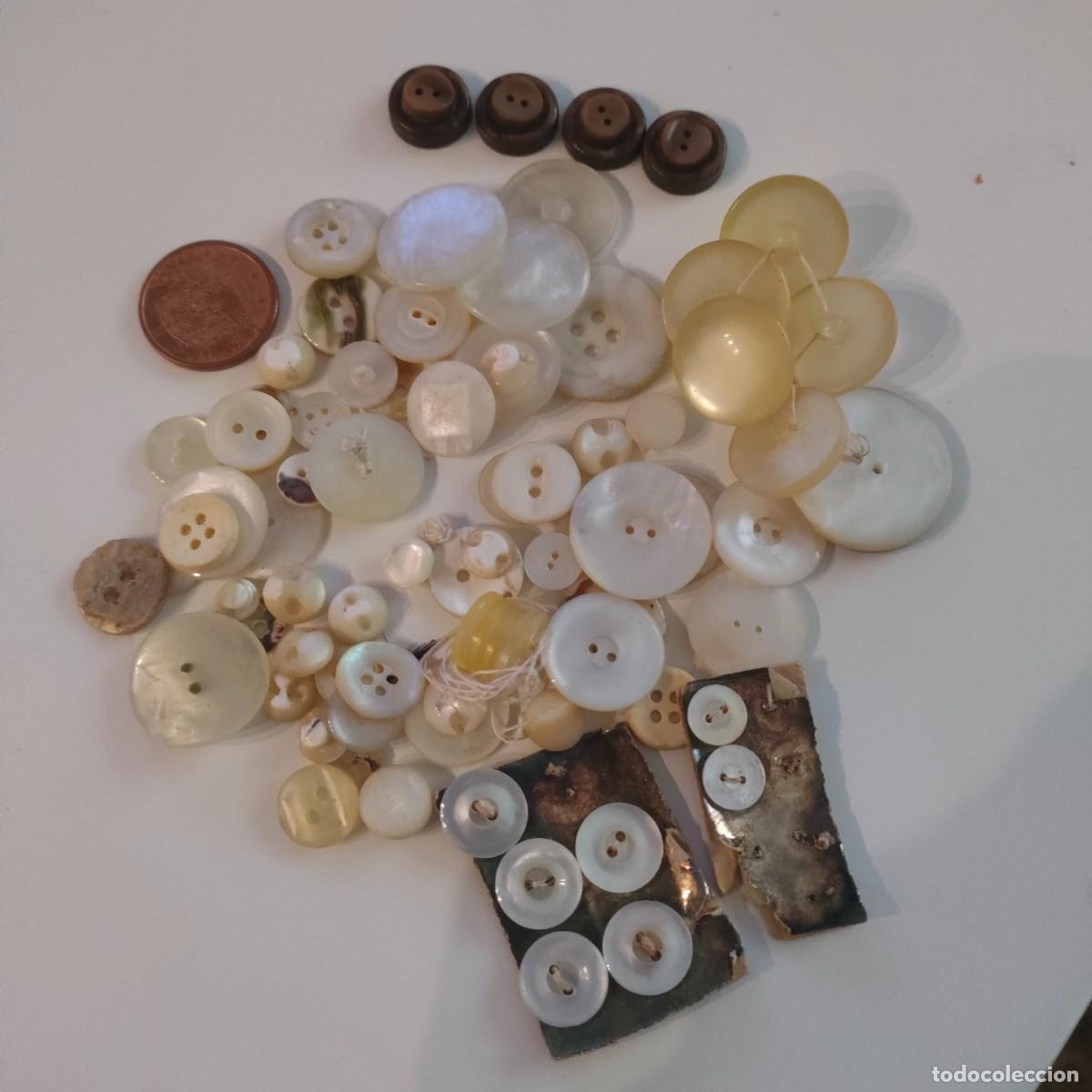 Antig&uuml;edades: LOTE DE 250 BOTONES LA MAYORIA DE NACAR - Foto 5