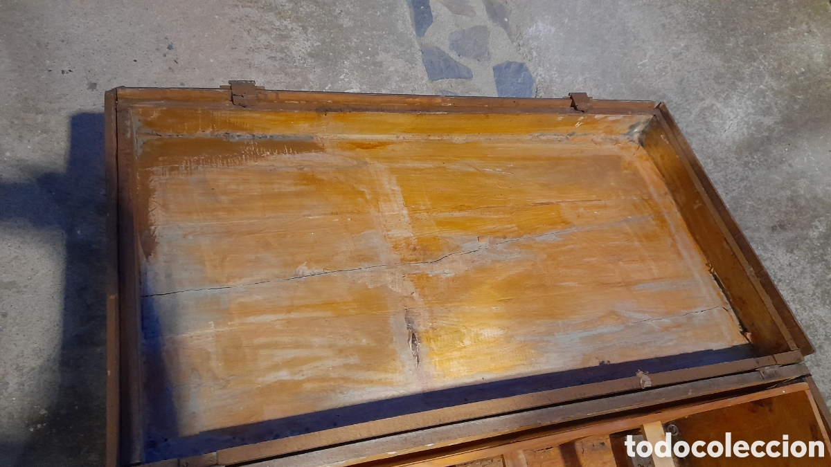 Antig&uuml;edades: Antiguo baul de madera para restaurar - Foto 6