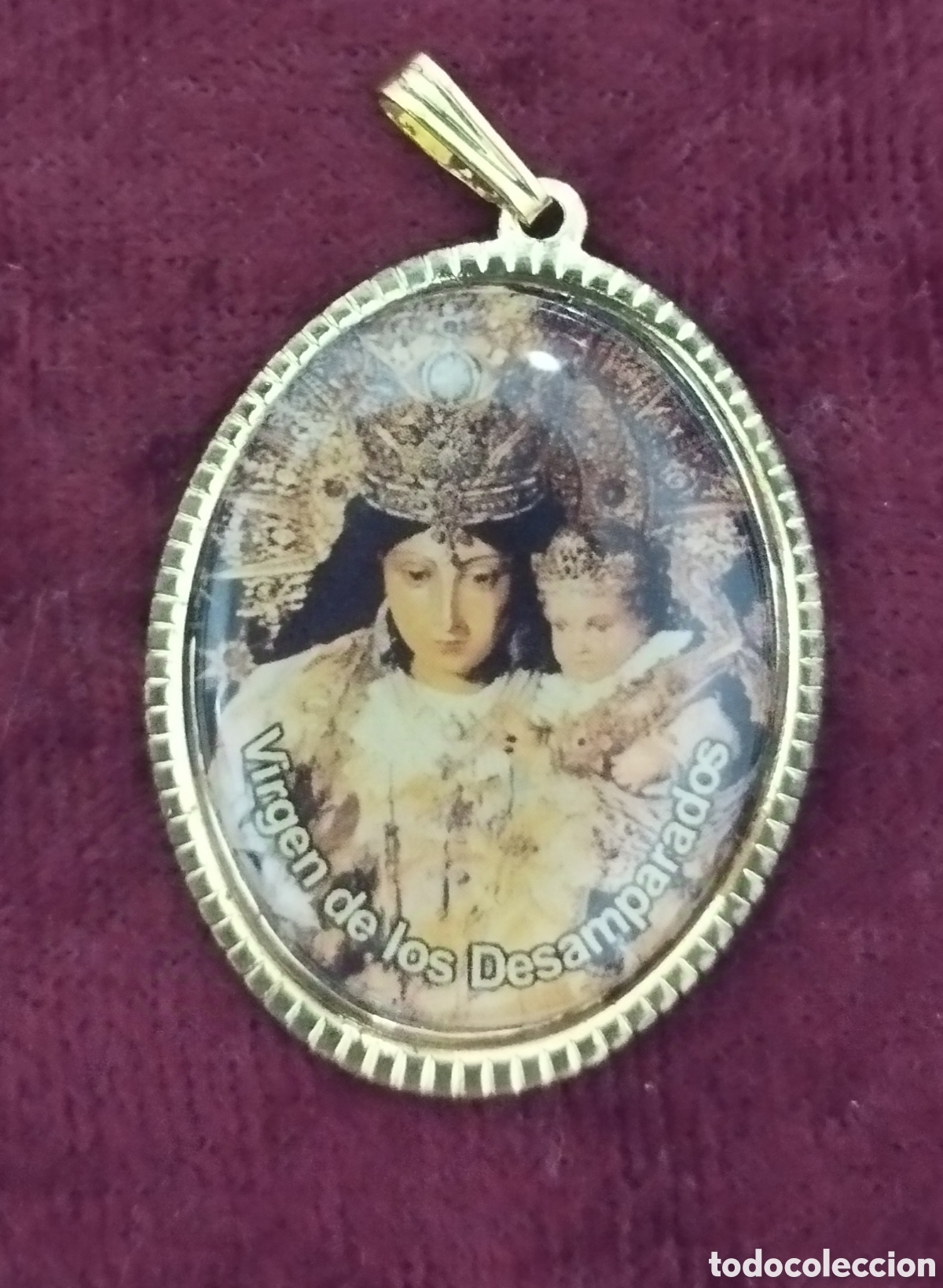 Antig&uuml;edades: Medalla Virgen de los Desamparados - Foto 1