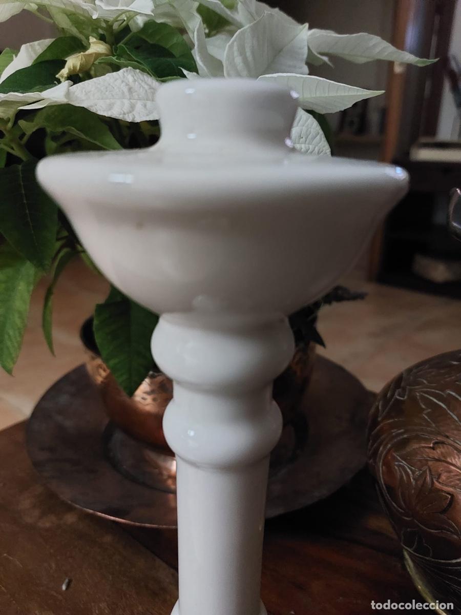 Antig&uuml;edades: PORTAVELAS DE CERAMICA - Foto 4