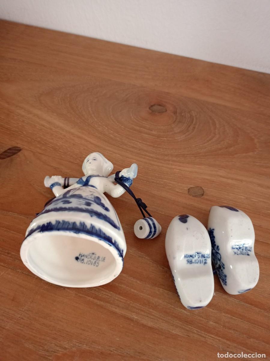 Antig&uuml;edades: LOTE DE DOS PORCELANAS DELFT. HOLANDA. - Foto 4