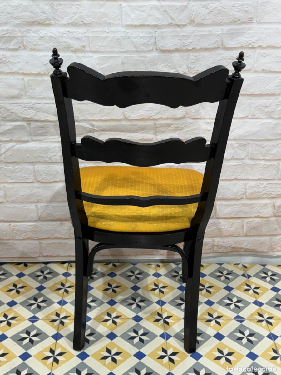 Antig&uuml;edades: PAREJA DE SILLAS VINTAGE EN MADERA - Foto 9