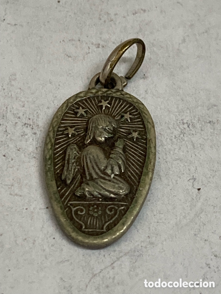 Antig&uuml;edades: Medalla de metal religiosa C366 - Foto 1