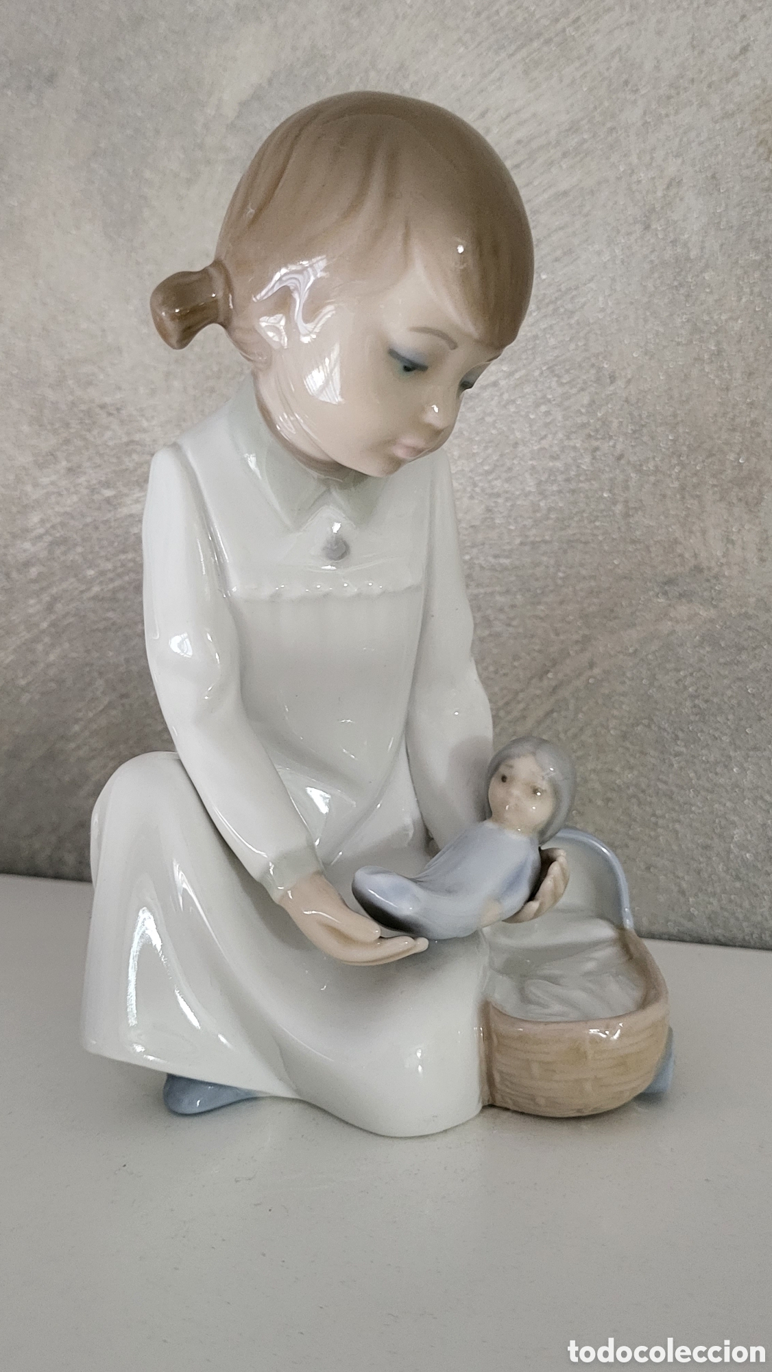 Antig&uuml;edades: PORCELANA BEBE ZAPHIR LLADRO - Foto 2