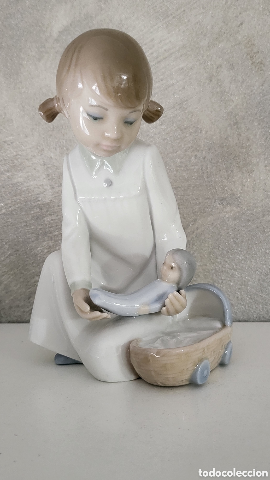 Antig&uuml;edades: PORCELANA BEBE ZAPHIR LLADRO - Foto 4