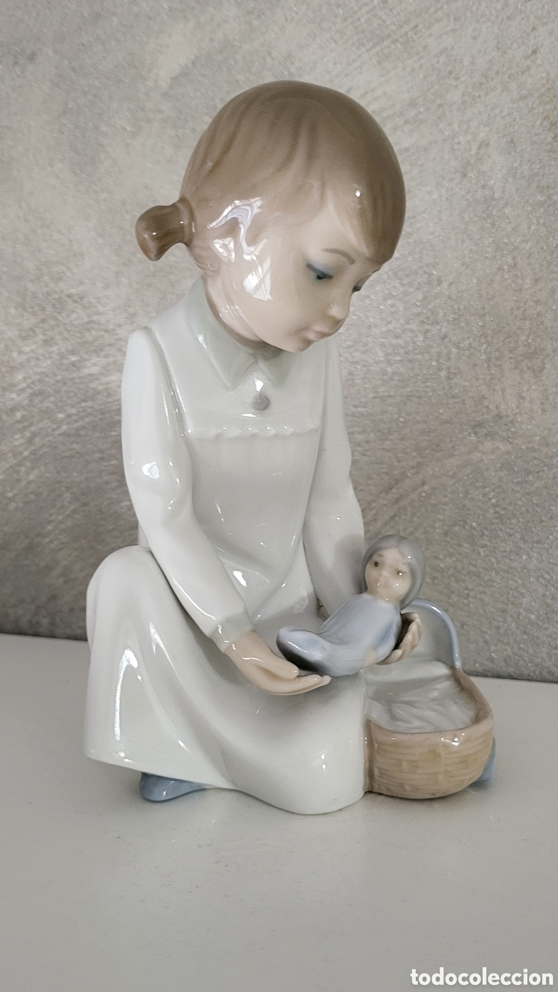 Antig&uuml;edades: PORCELANA BEBE ZAPHIR LLADRO - Foto 5