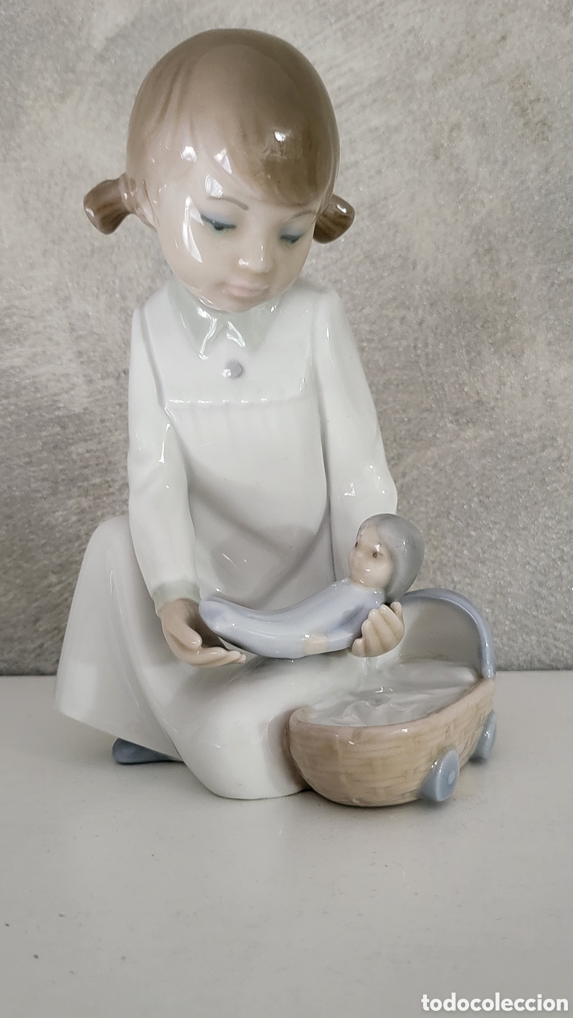 Antig&uuml;edades: PORCELANA BEBE ZAPHIR LLADRO - Foto 1