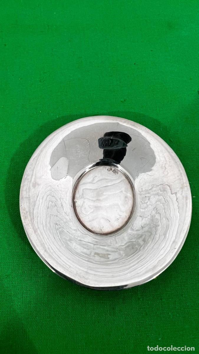 Antig&uuml;edades: Tintero con platito de plata - Foto 4