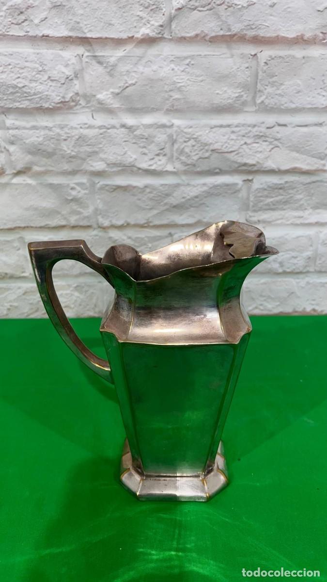 Antig&uuml;edades: -Antigua jarra de alpaca - Foto 2