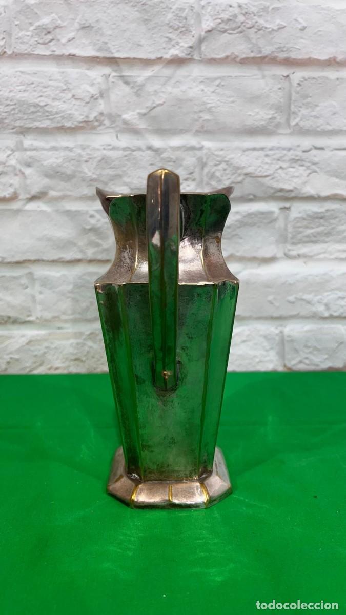 Antig&uuml;edades: -Antigua jarra de alpaca - Foto 3