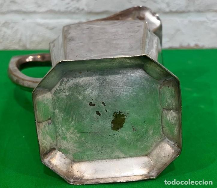 Antig&uuml;edades: -Antigua jarra de alpaca - Foto 5