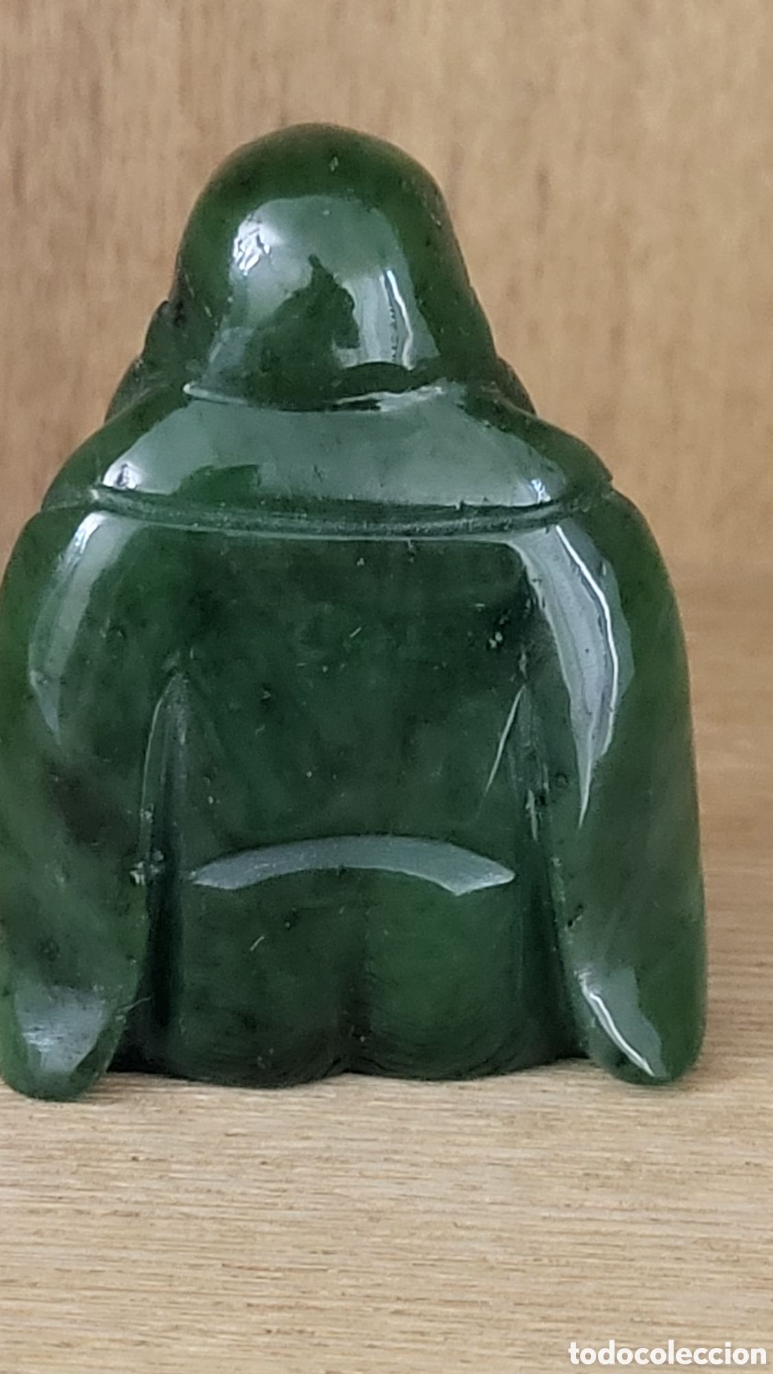 Antig&uuml;edades: ANTIGUO BUDA DE JADE SIGLO XIX - Foto 3
