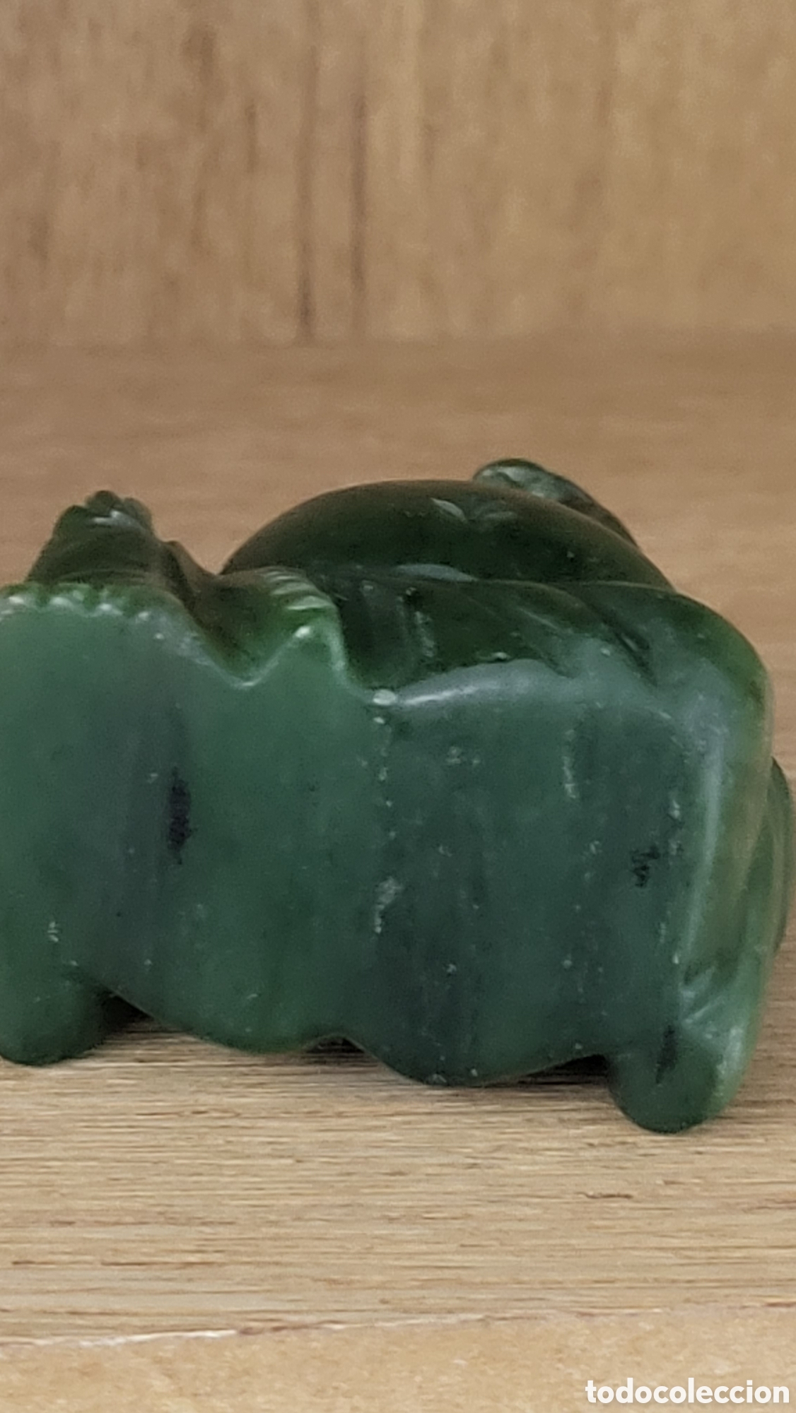 Antig&uuml;edades: ANTIGUO BUDA DE JADE SIGLO XIX - Foto 4