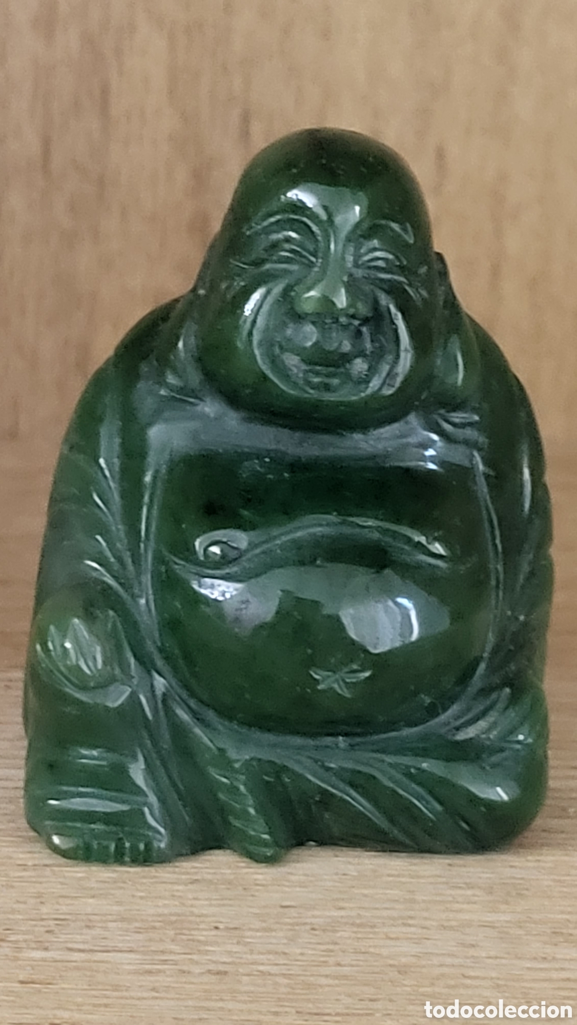 Antig&uuml;edades: ANTIGUO BUDA DE JADE SIGLO XIX - Foto 1