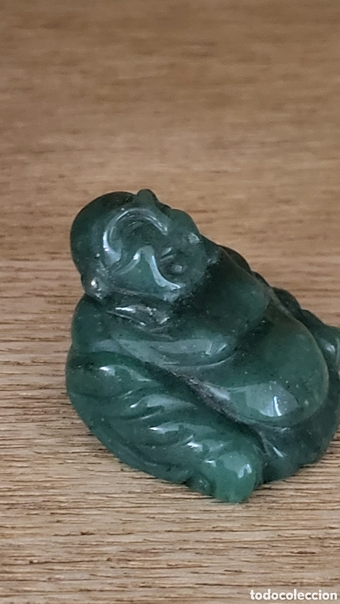 Antig&uuml;edades: ANTIGUO BUDA DE JADE SIGLO XIX - Foto 2