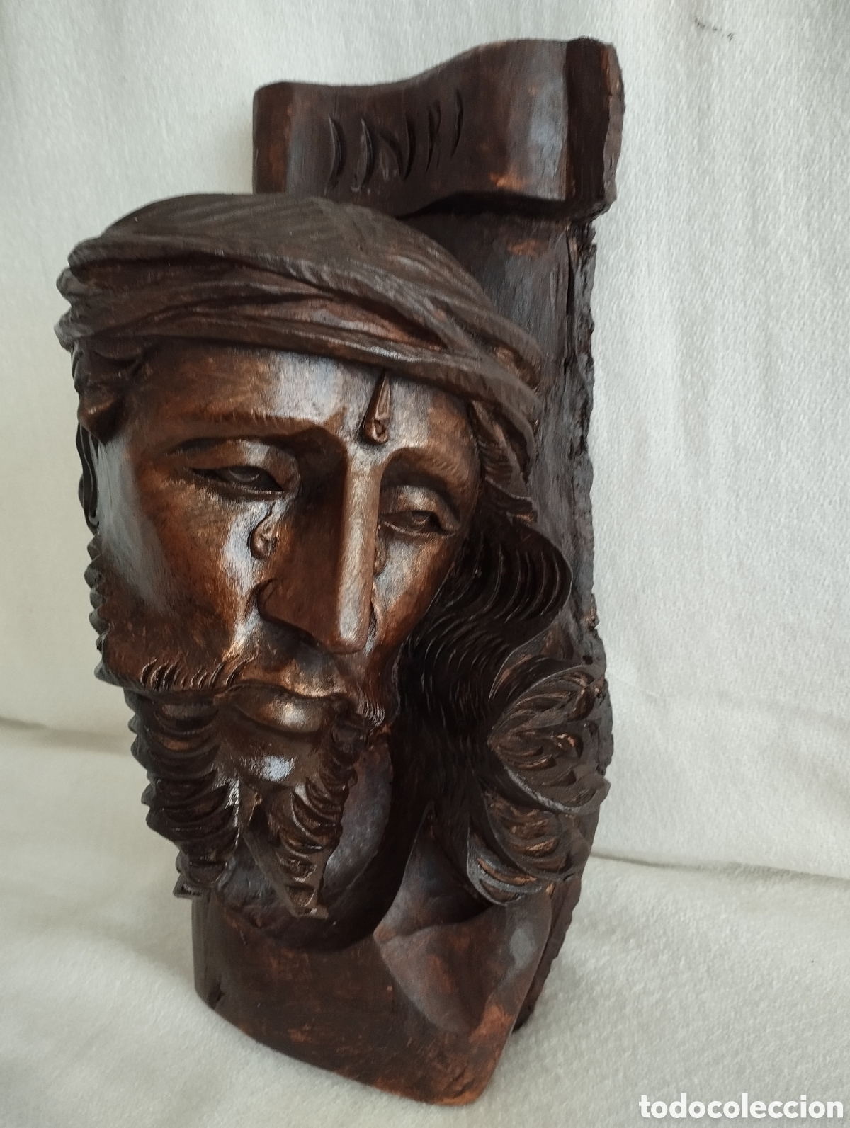 Antig&uuml;edades: Jesucristo Madera tallada. - Foto 8