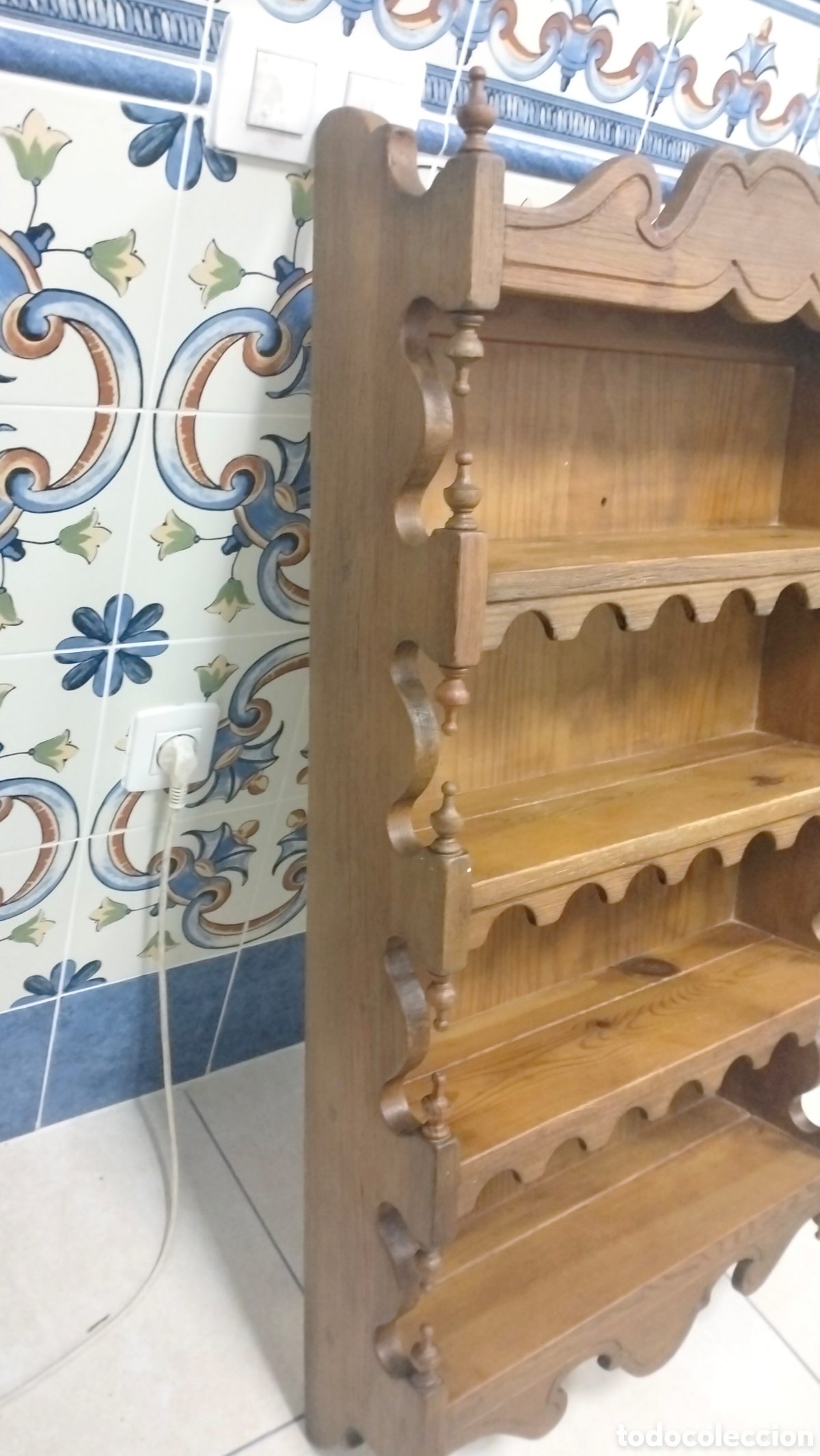 Antig&uuml;edades: Antigua Estanter&iacute;a de colgar - Foto 2