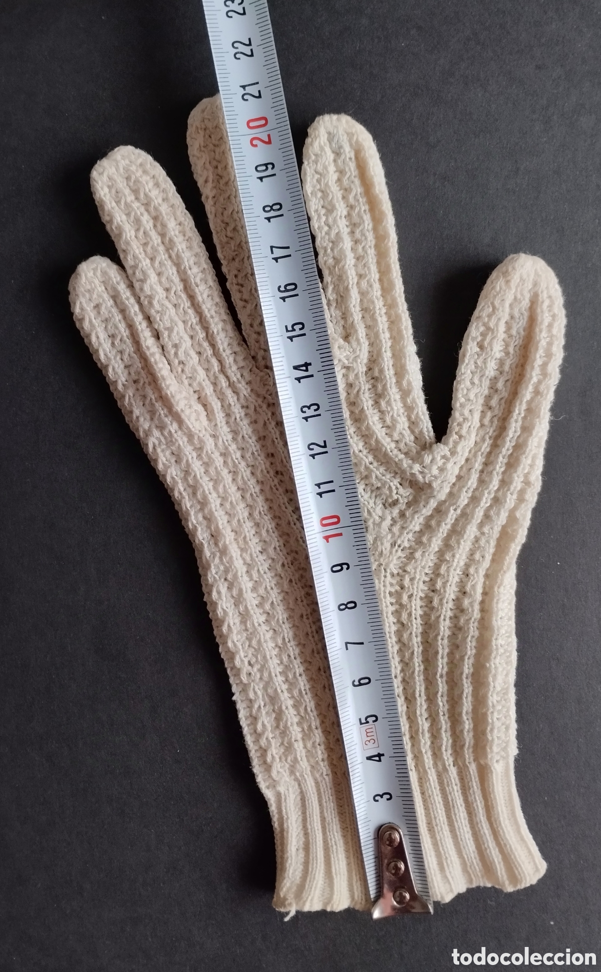 Antig&uuml;edades: Antiguos guantes de punto. - Foto 7