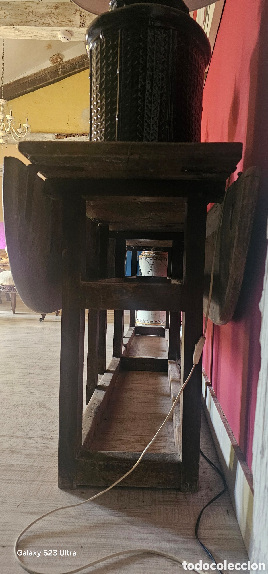 Antig&uuml;edades: Mesa de alas a&ntilde;o 1800 - Foto 2