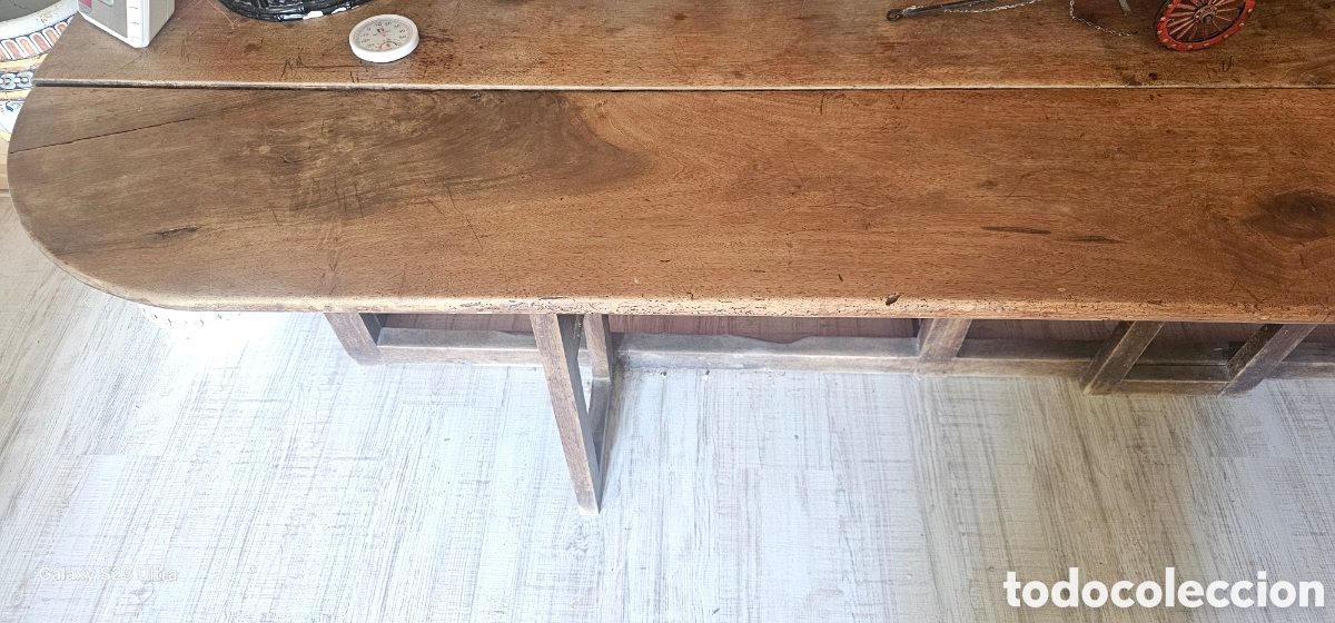 Antig&uuml;edades: Mesa de alas a&ntilde;o 1800 - Foto 4