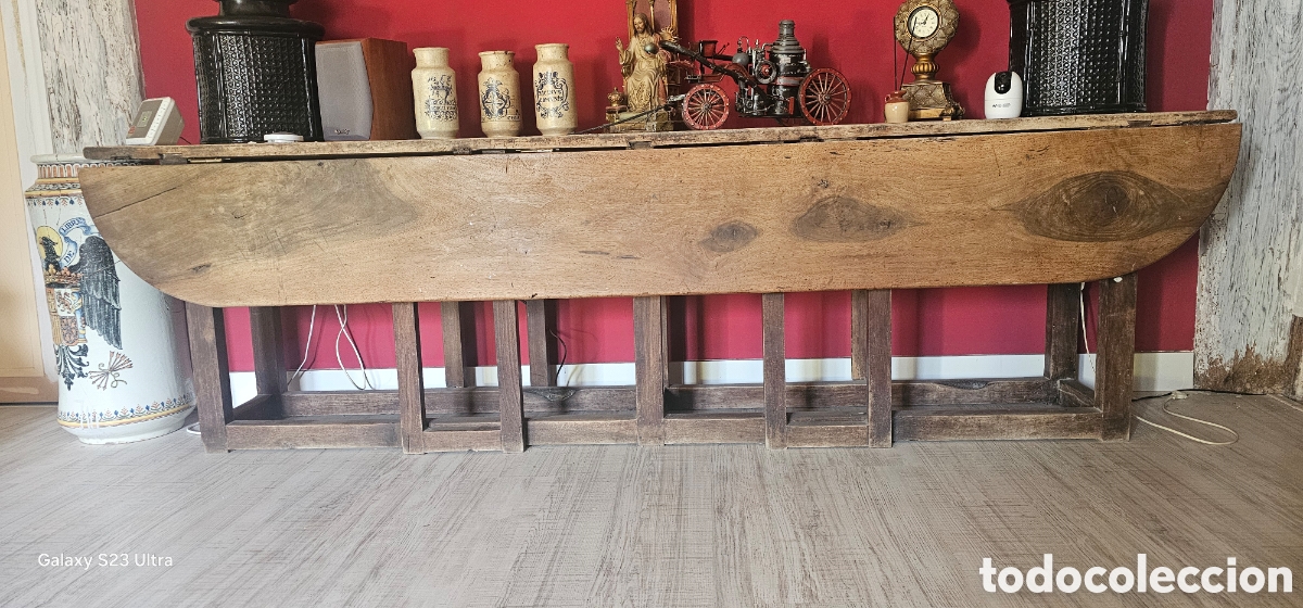 Antig&uuml;edades: Mesa de alas a&ntilde;o 1800 - Foto 1