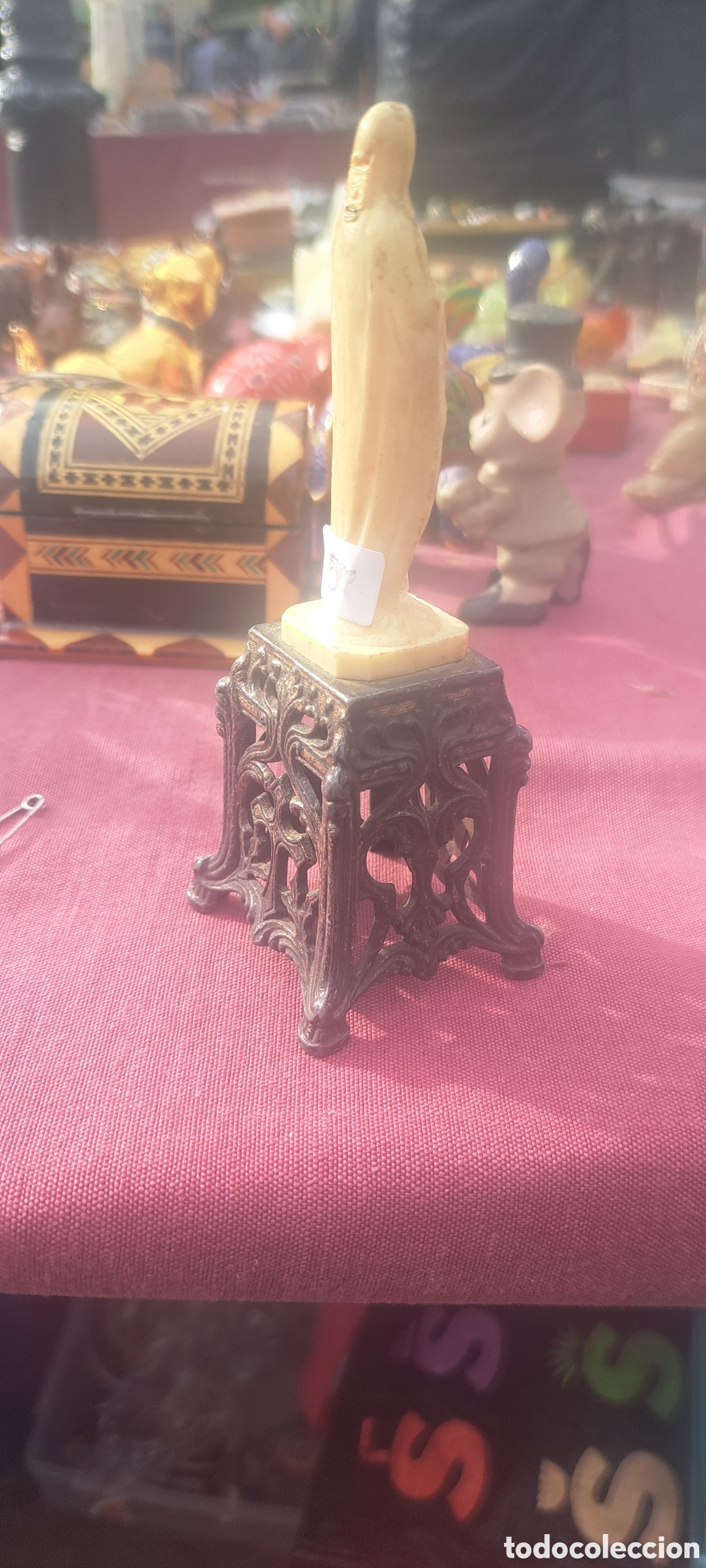 Antig&uuml;edades: Virgen sobre altar , Lourdes - Foto 2
