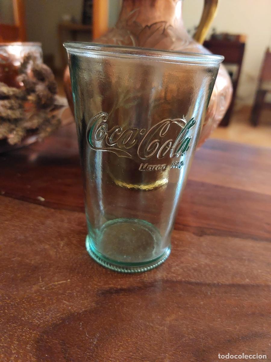 Antig&uuml;edades: 2 VASOS CRISTAL COCA COLA - Foto 2
