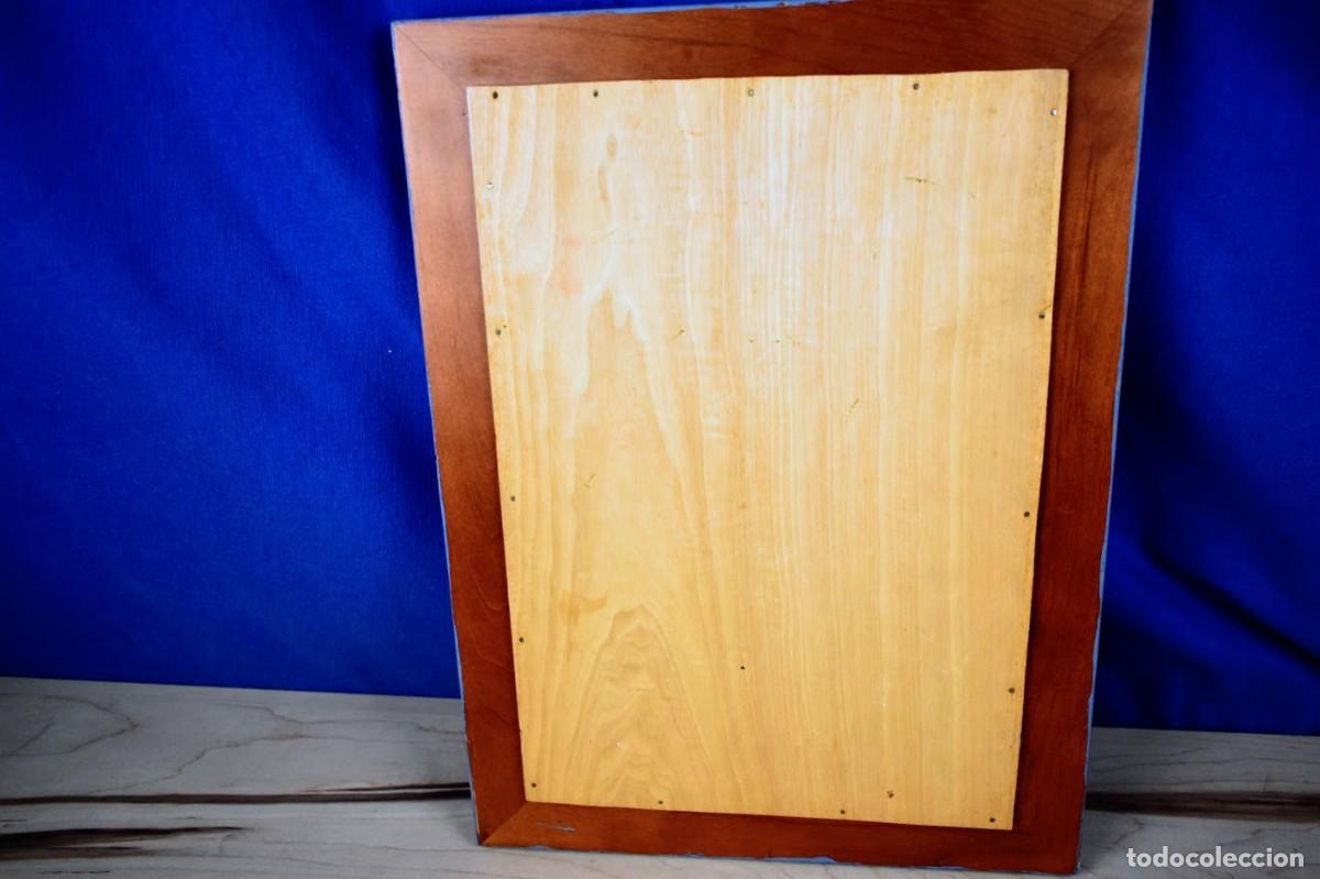 Antig&uuml;edades: Bonito espejo de pared en madera - Foto 9