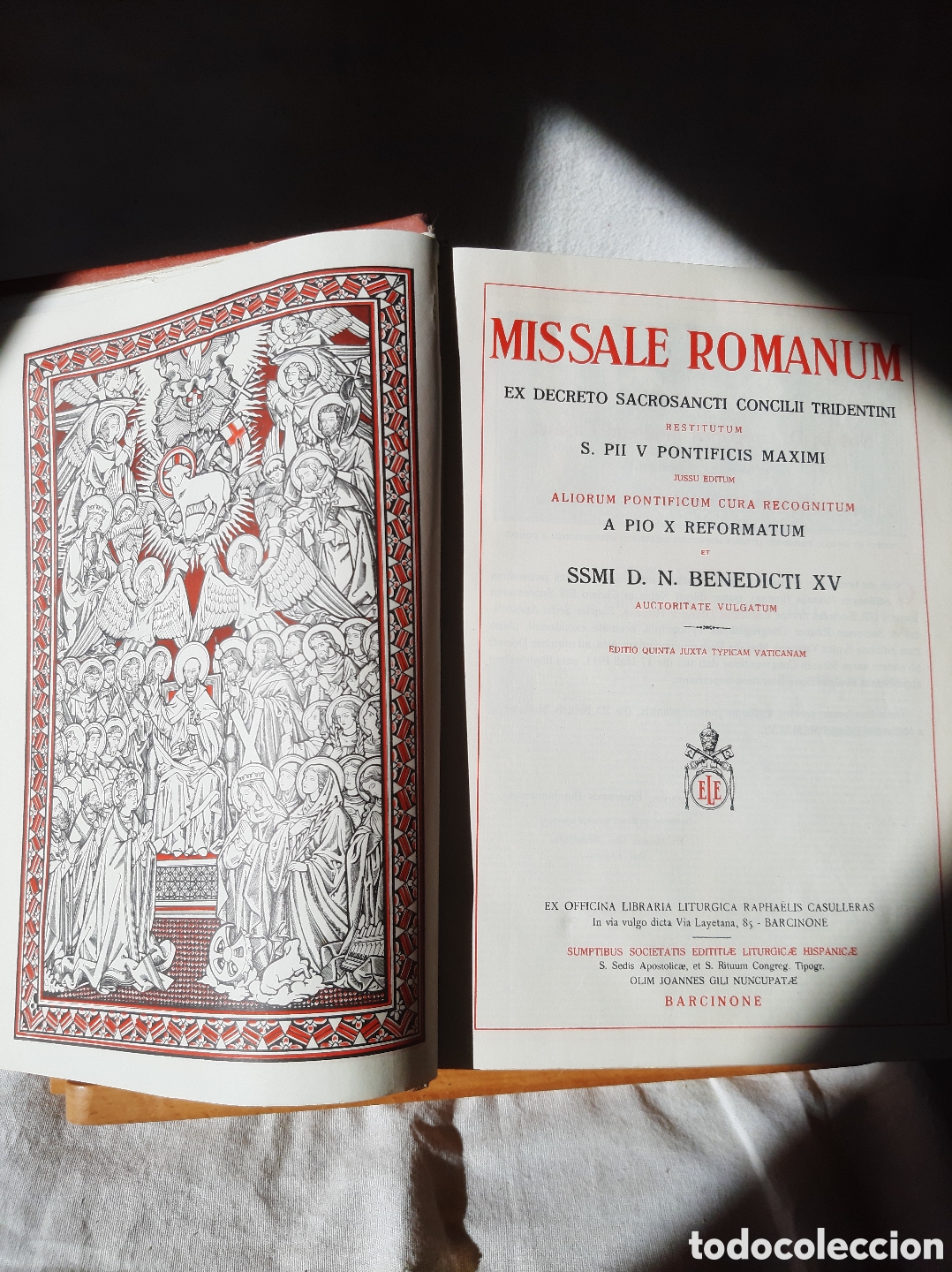 Antig&uuml;edades: MISAL CAT&Oacute;LICO ROMANO - Foto 12