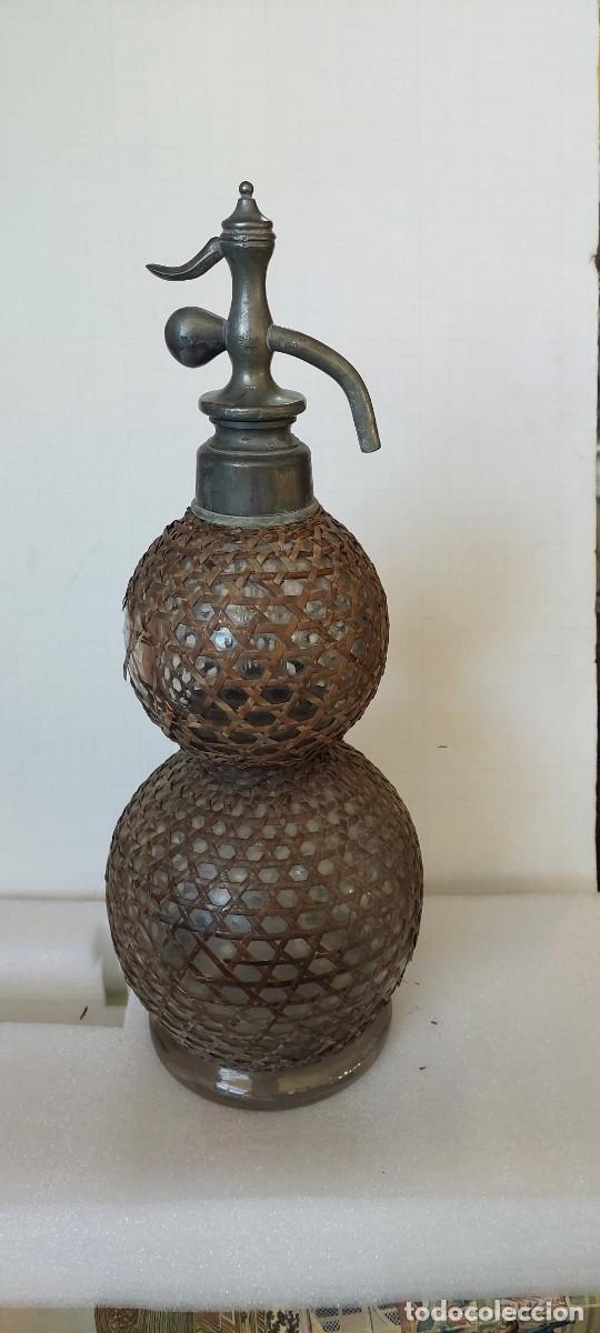 Antig&uuml;edades: Antiguo sif&oacute;n de doble bola - Foto 1