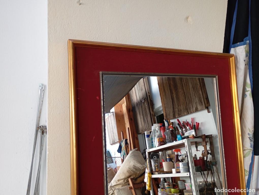 Antig&uuml;edades: espejo madera dorada - Foto 2