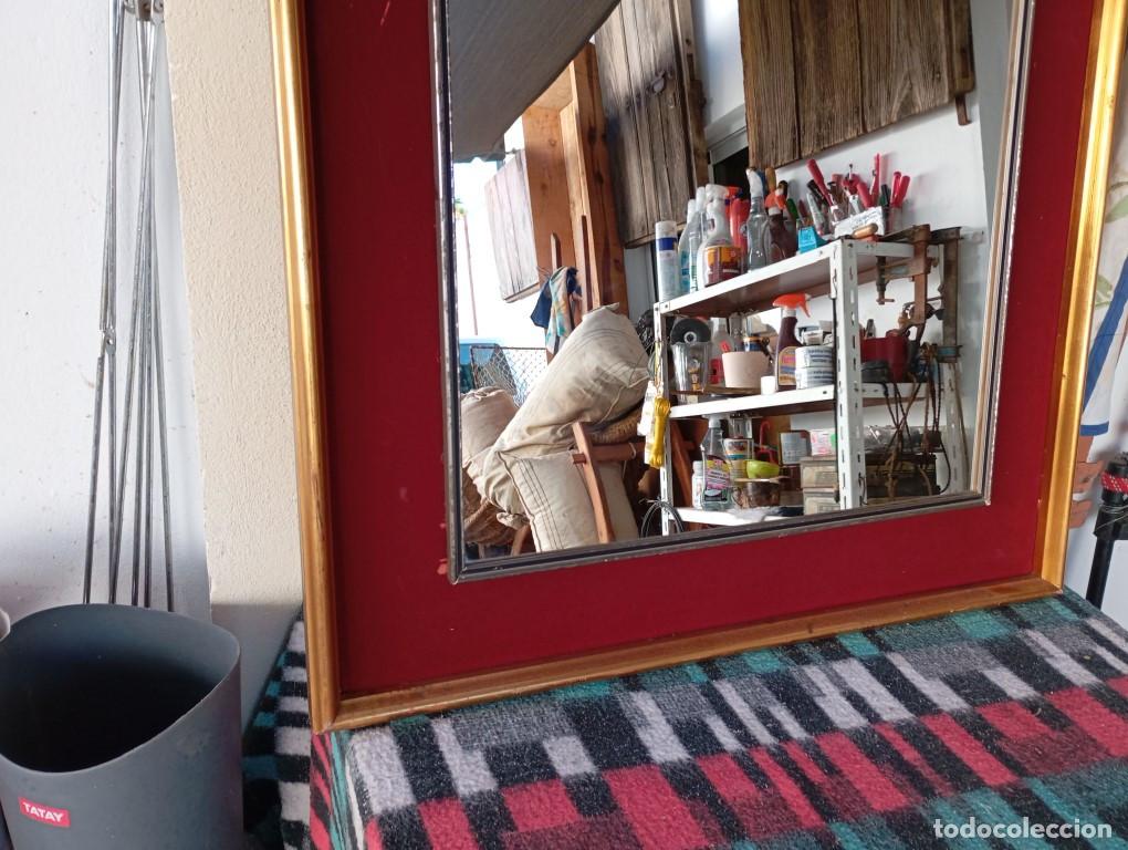 Antig&uuml;edades: espejo madera dorada - Foto 3