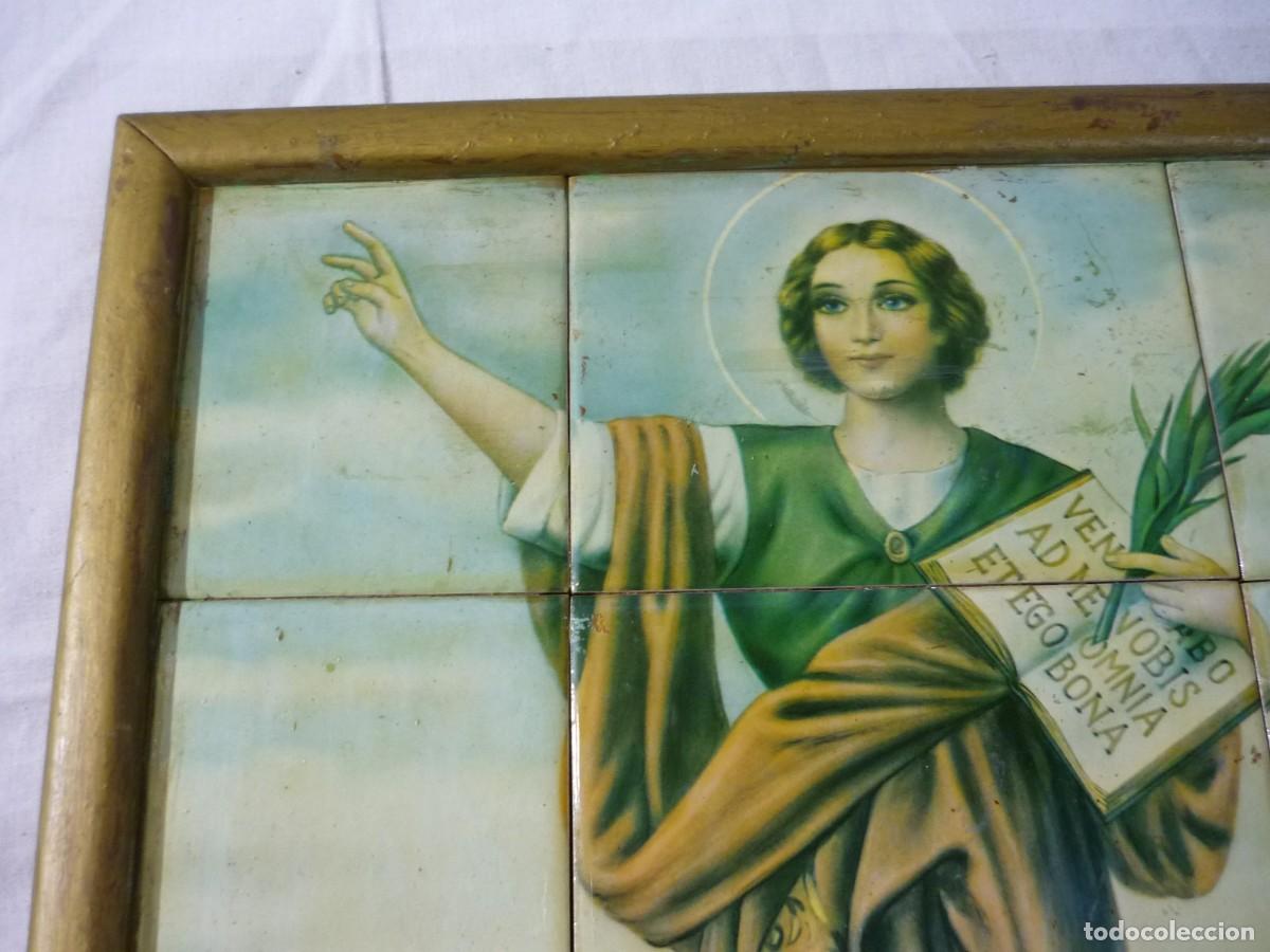 Antig&uuml;edades: Cuadro de azulejos de San Pancracio - Foto 2