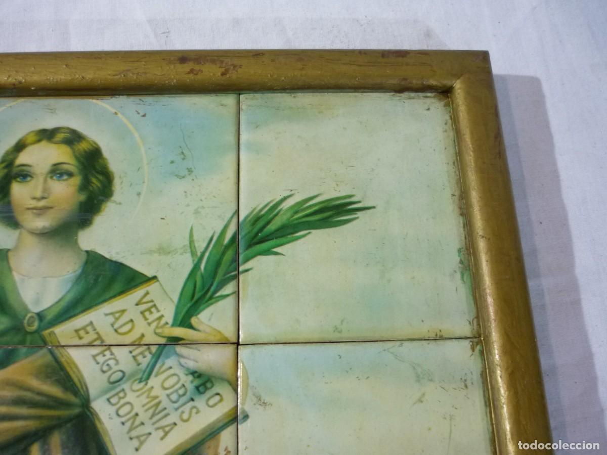 Antig&uuml;edades: Cuadro de azulejos de San Pancracio - Foto 3