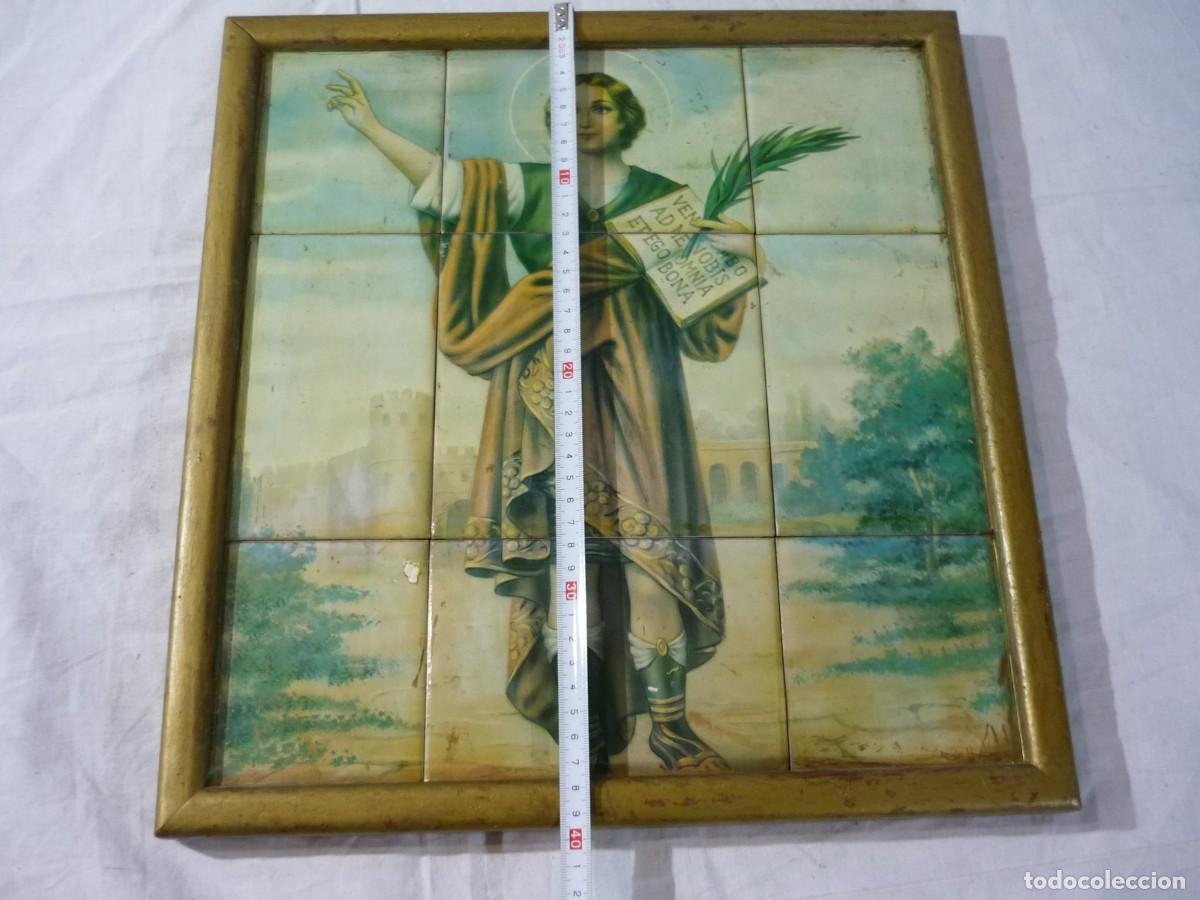Antig&uuml;edades: Cuadro de azulejos de San Pancracio - Foto 9