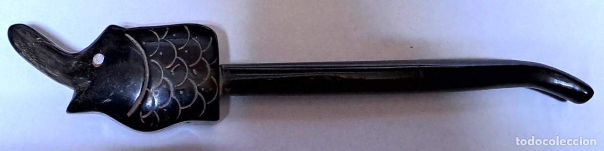 Antig&uuml;edades: PIPA DE MADERA EZNICA LABRADA. PIPA-32 - Foto 1