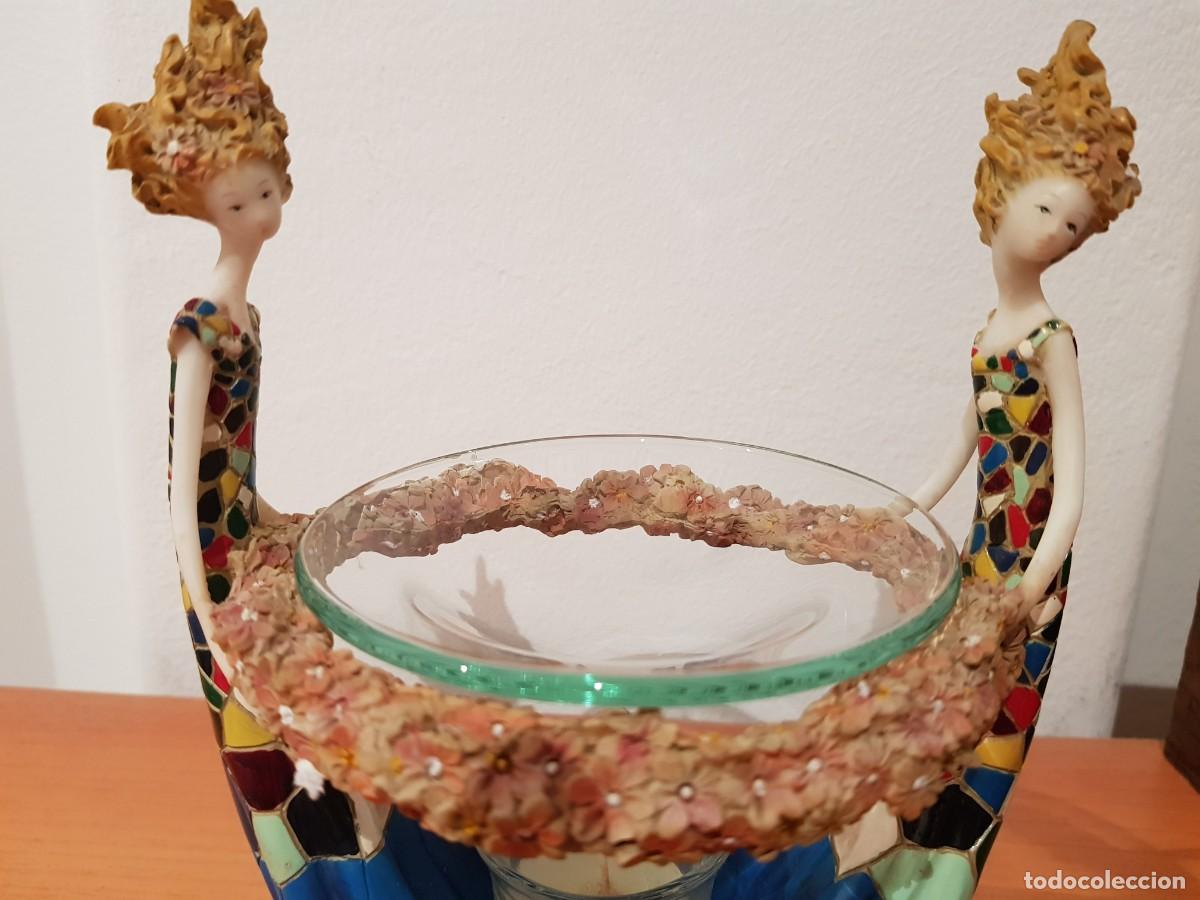 Antig&uuml;edades: FIGURA DE GAUDI-PORTAVELAS - Foto 3