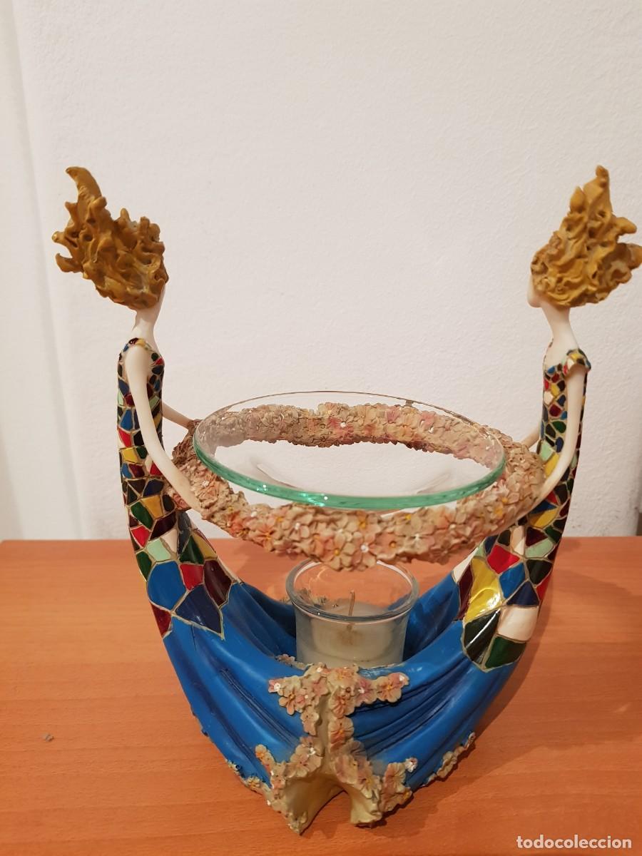 Antig&uuml;edades: FIGURA DE GAUDI-PORTAVELAS - Foto 4