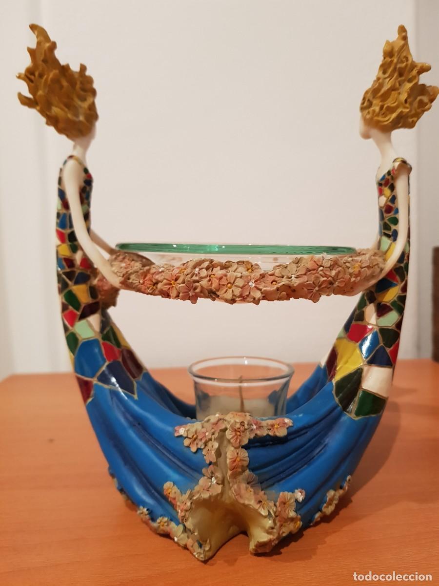 Antig&uuml;edades: FIGURA DE GAUDI-PORTAVELAS - Foto 6