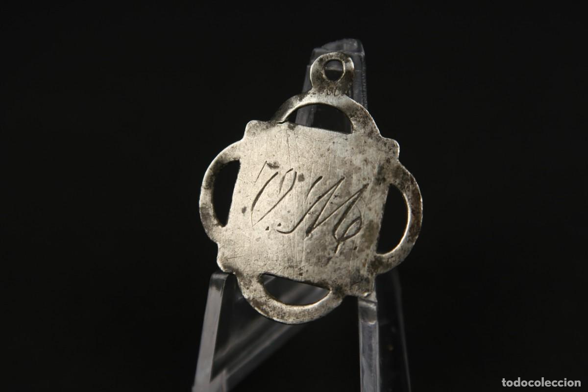 Antig&uuml;edades: Antigua Medalla Religiosa de Plata - Foto 6