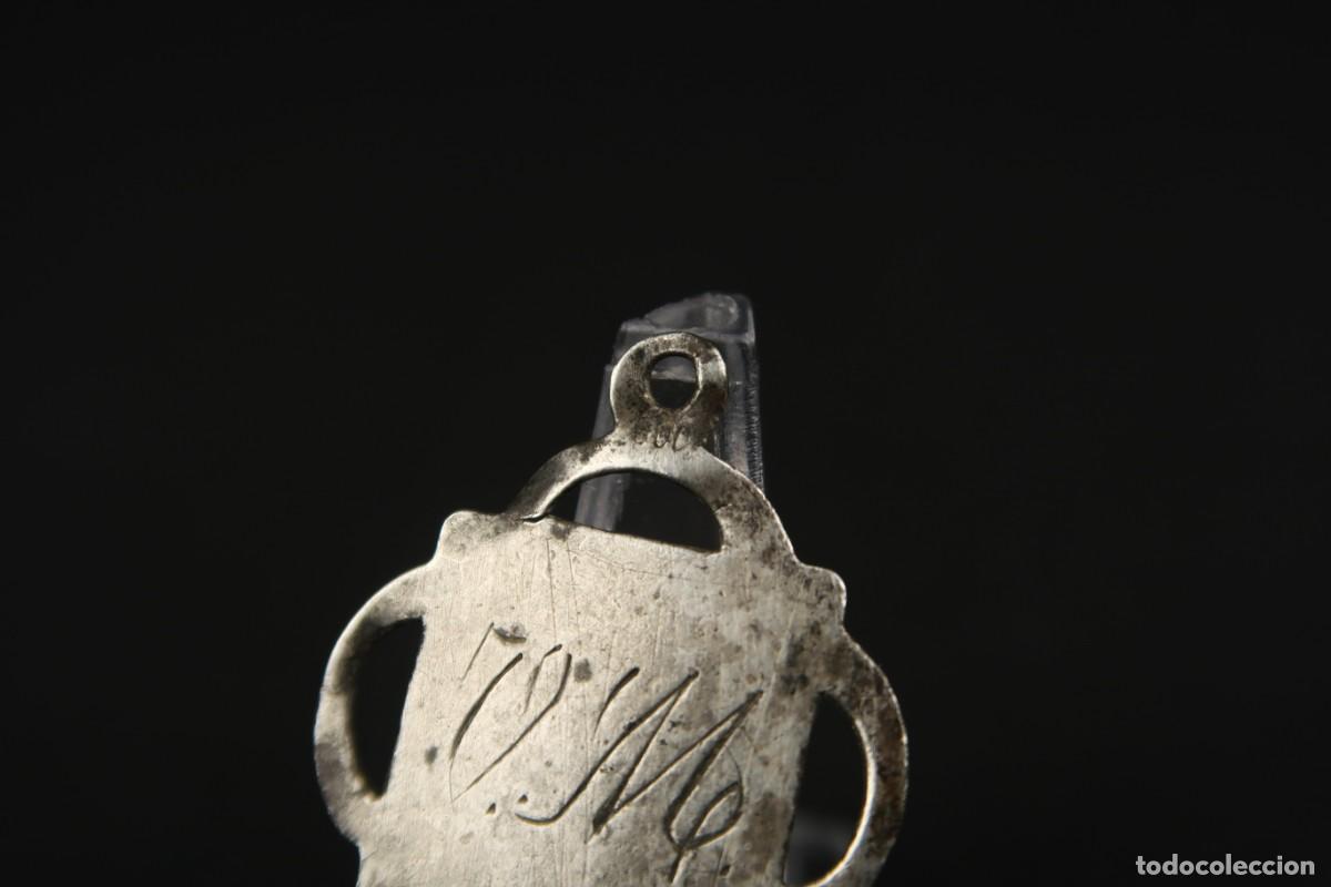 Antig&uuml;edades: Antigua Medalla Religiosa de Plata - Foto 7