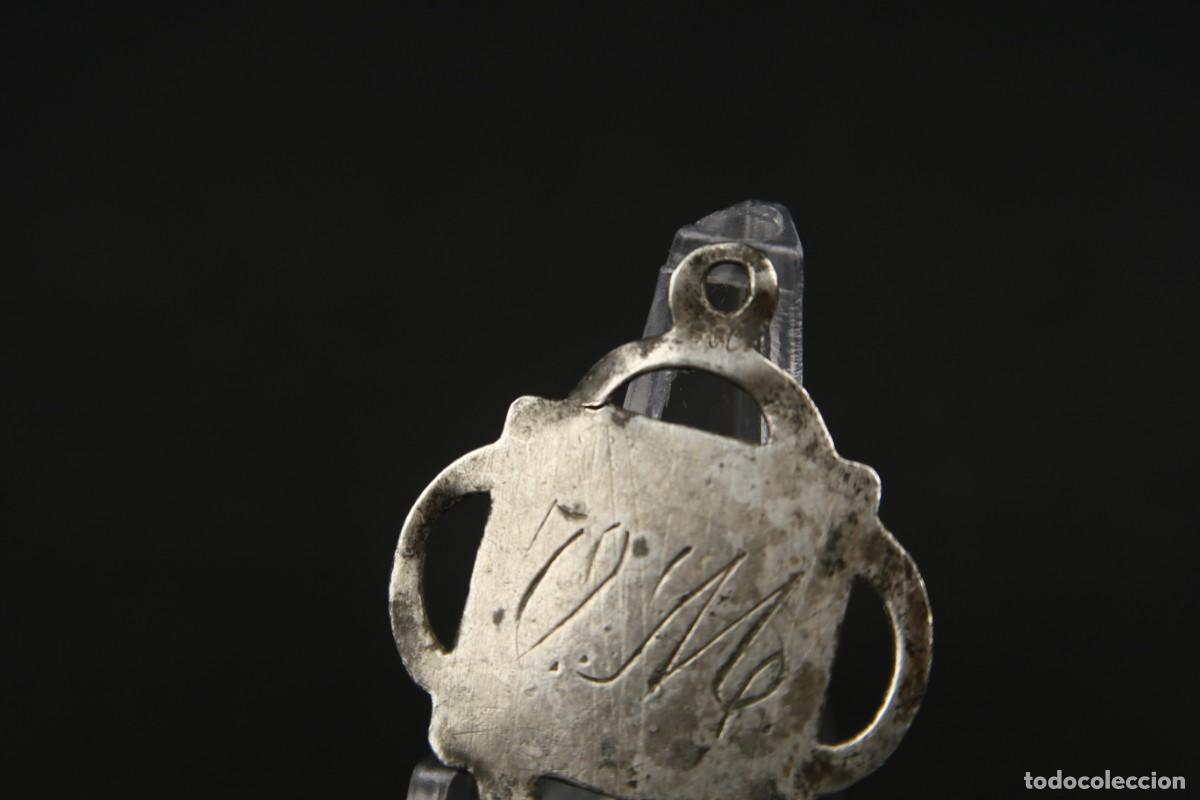 Antig&uuml;edades: Antigua Medalla Religiosa de Plata - Foto 8