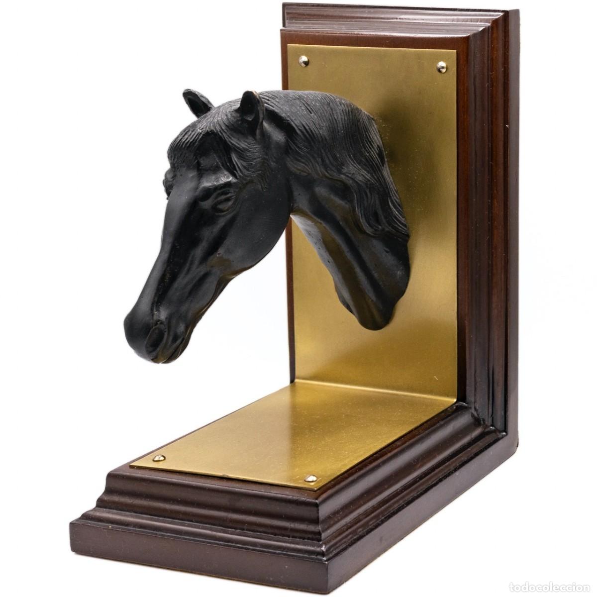 Antig&uuml;edades: Sujetalibros Caballo - Foto 1