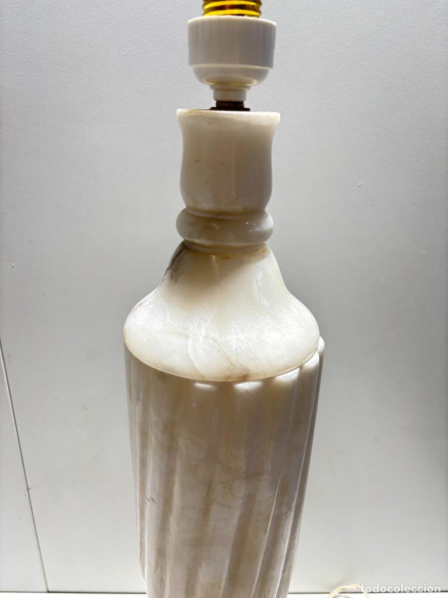 Antig&uuml;edades: .LAMPARA MESA MARMOL NATURAL - Foto 3