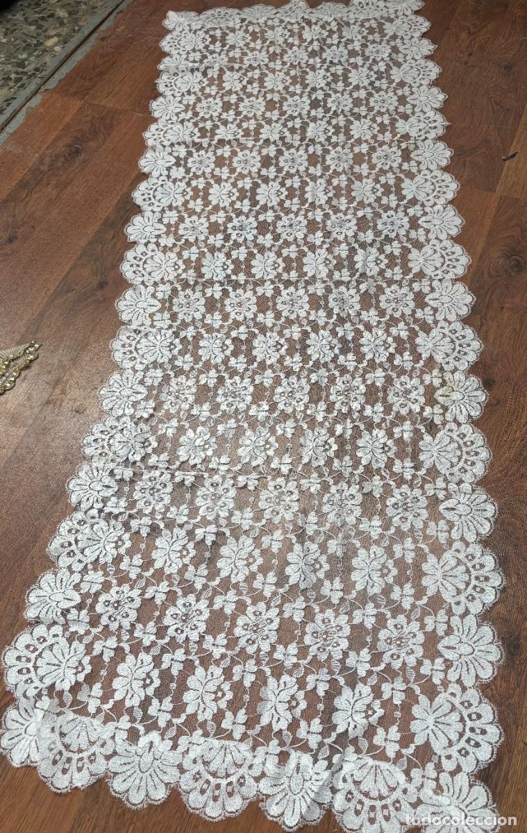 Antig&uuml;edades: MANTILLA BLANCA NI&Ntilde;A EN PERFECTO ESTADO ESTA NUEVA