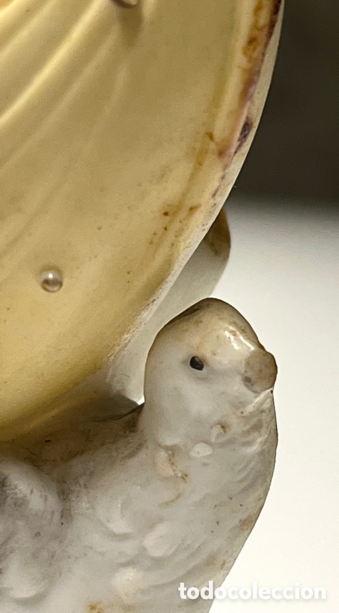 Antig&uuml;edades: CARTERA CON CARROZA, PORCELANA DE BISCUIT - Foto 6