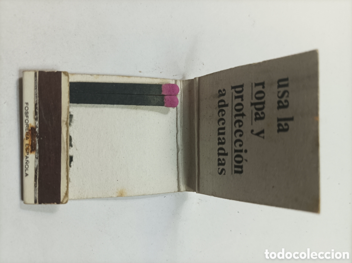 Antig&uuml;edades: MAPFRE. LIBRITO CERILLAS ANTIGUAS. - Foto 3